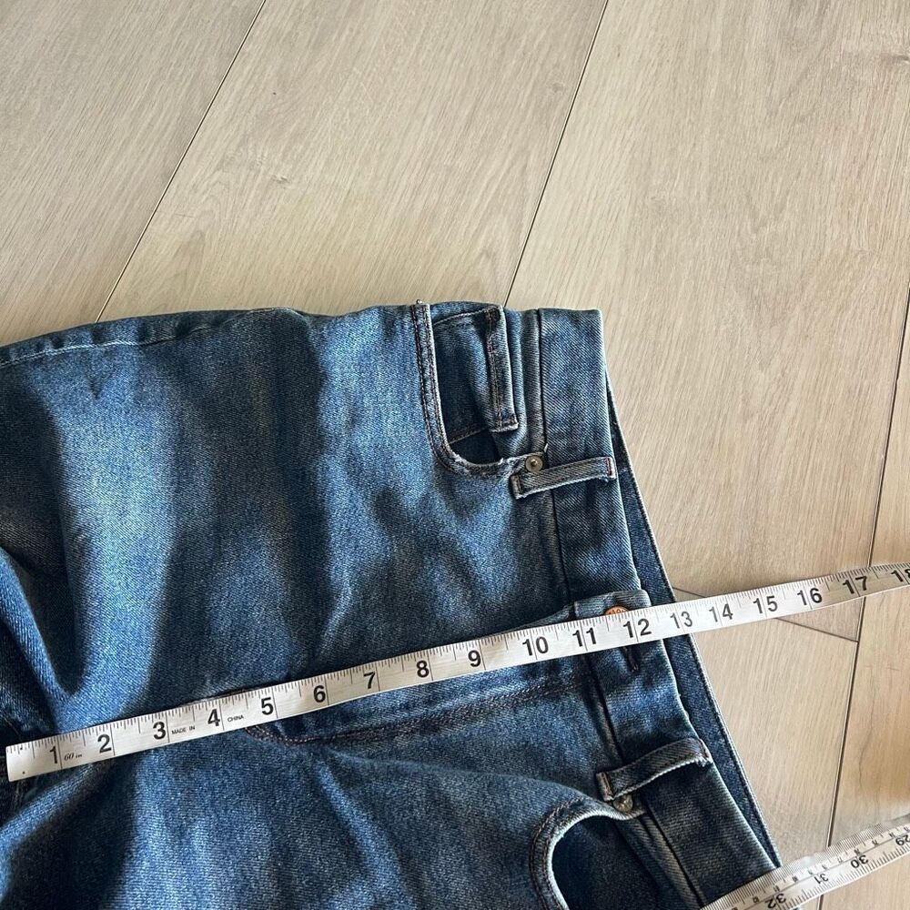 America Eagle curvy mom woman jeans size 4 long - Picture 5 of 10